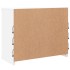 Aparador con luces LED blanco 81x37x67