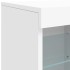 Aparador con luces LED blanco 81x37x67