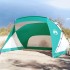 Tienda de playa 185T poliéster verde agua 274x178x170/148