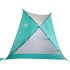 Tienda de playa 185T poliéster verde agua 274x178x170/148