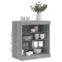 Aparador con luces LED gris Sonoma 60,5x37x67