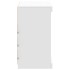 Aparador con luces LED blanco 60,5x37x67