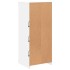 Aparador con luces LED blanco 41x37x100