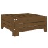 Cubierta para base de sombrilla madera maciza pino marrón