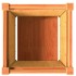 Jardineras de exterior 2 uds madera maciza de pino marrón