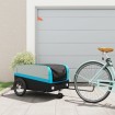 Remolque para bicicleta hierro negro y azul 45 kg