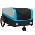 Remolque para bicicleta hierro negro y azul 45