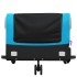 Remolque para bicicleta hierro negro y azul 45