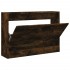 Zapatero de madera de ingeniería roble ahumado 80x21x57