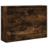 Zapatero de madera de ingeniería roble ahumado 80x21x57