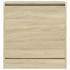 Zapatero de madera de ingeniería roble Sonoma 60x34x63,5