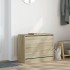 Zapatero de madera de ingeniería roble Sonoma 80x34x63
