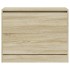 Zapatero de madera de ingeniería roble Sonoma 80x34x63