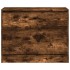 Zapatero de madera de ingeniería roble ahumado 80x34x63