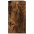 Zapatero de madera de ingeniería roble ahumado 80x34x63