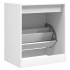 Zapatero de madera de ingeniería blanco 60x42x69