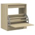 Zapatero de madera de ingeniería roble Sonoma 60x42x69