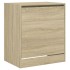 Zapatero de madera de ingeniería roble Sonoma 60x42x69