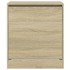 Zapatero de madera de ingeniería roble Sonoma 60x42x69