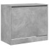 Zapatero madera de ingeniería gris hormigón 80x42x69