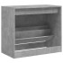 Zapatero madera de ingeniería gris hormigón 80x42x69