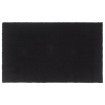 Felpudo de fibra de coco negro 90x150 cm