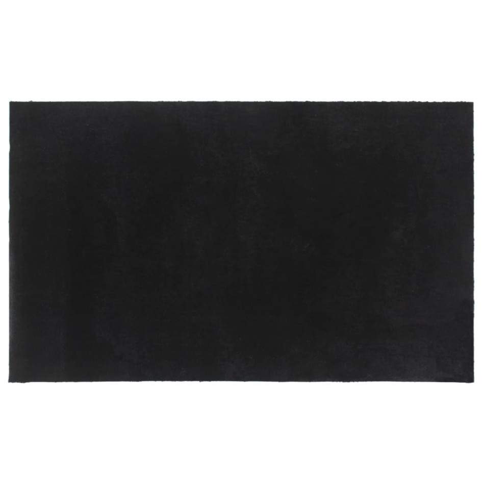 Felpudo de fibra de coco negro 90x150
