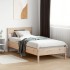 Estructura de cama sin colchón madera maciza de pino 100x200