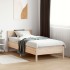 Estructura de cama sin colchón madera maciza de pino 100x200