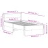 Estructura de cama sin colchón madera maciza marrón 75x190