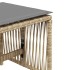 Taburetes jardín cojines 4 uds ratán PE beige mezcla