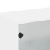 Mueble de pared con puertas de vidrio blanco 68x37x68,5