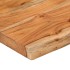 Tablero de mesa rectangular acacia borde vivo 70x40x2,5