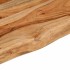 Tablero de mesa rectangular acacia borde vivo 70x40x2,5