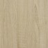 Armario auxiliar con puerta de vidrio roble Sonoma 35x37x100