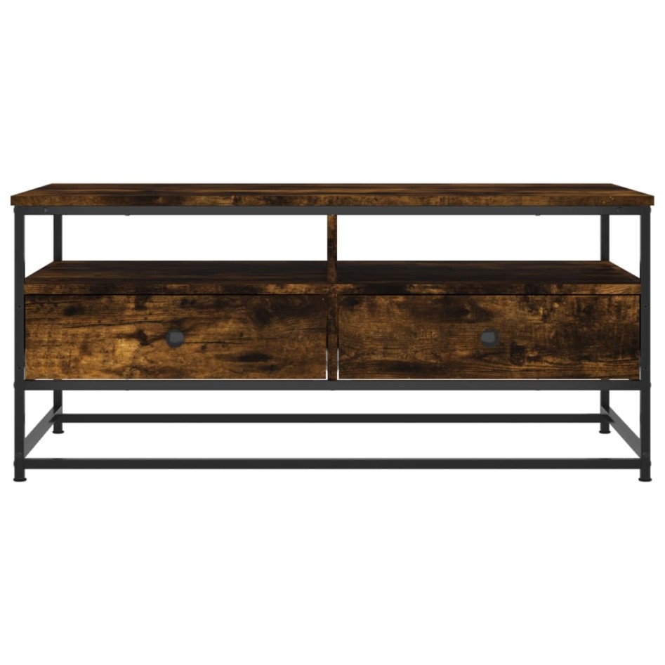 Mesa de centro madera de ingeniería roble ahumado 100x51x45