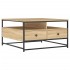 Mesa de centro madera de ingeniería roble Sonoma 80x80x45