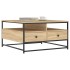 Mesa de centro madera de ingeniería roble Sonoma 80x80x45
