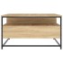 Mesa de centro madera de ingeniería roble Sonoma 80x80x45