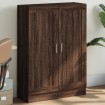 Armario de madera de ingeniería roble oscuro 82,5x30,5x115 cm