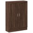 Armario de madera de ingeniería roble oscuro 82,5x30,5x115