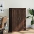 Armario de madera de ingeniería roble oscuro 82,5x30,5x115