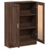 Armario de madera de ingeniería roble oscuro 82,5x30,5x115
