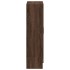 Armario de madera de ingeniería roble oscuro 82,5x30,5x115