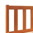 Estructura de cama sin colchón madera maciza marrón 75x190