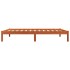 Estructura de cama sin colchón madera de pino marrón 90x200