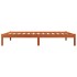 Estructura de cama sin colchón madera maciza marrón 90x190