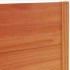 Cabecero de cama madera maciza de pino marrón cera 160