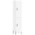 Aparador alto madera contrachapada blanco 34,5x34x180