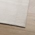 Alfombra de pelo corto look escandinavo IZA crema 120x170